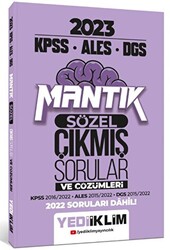 2023 KPSS ALES DGS Sözel Mantık Tamamı Çözümlü Çıkmış Sorular - 1