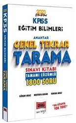 2023 KPSS Eğitim Bilimleri Anahtar Serisi Tamamı Çözümlü 1800 Soru Genel Tekrar Tarama Sınavı Kitabı - 1