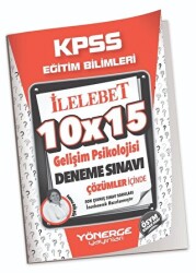 KPSS Eğitim Bilimleri Gelişim Psikolojisi 10x15 Deneme Çözümlü - 1