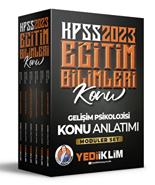 2023 KPSS Eğitim Bilimleri Konu Anlatımlı Modüler Set - 1