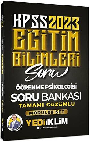 2023 KPSS Eğitim Bilimleri Öğrenme Psikolojisi Tamamı Çözümlü Soru Bankası - 1