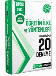 2023 KPSS Eğitim Bilimleri Öğretim İlke ve Yöntemleri 20 Deneme - 1