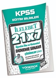 KPSS Eğitim Bilimleri Öğretim İlke ve Yöntemleri 21x7 Deneme Çözümlü - 1