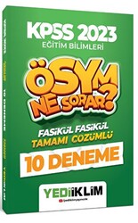 2023 KPSS Eğitim Bilimleri ÖSYM Ne Sorar Tamamı Çözümlü 10 Fasikül Deneme - 1