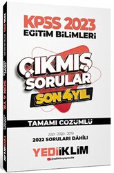 2023 KPSS Eğitim Bilimleri Son 4 Yıl Tamamı Çözümlü Çıkmış Sorular - 1