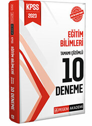 2023 KPSS Eğitim Bilimleri Tamamı Çözümlü 10 Deneme - 1
