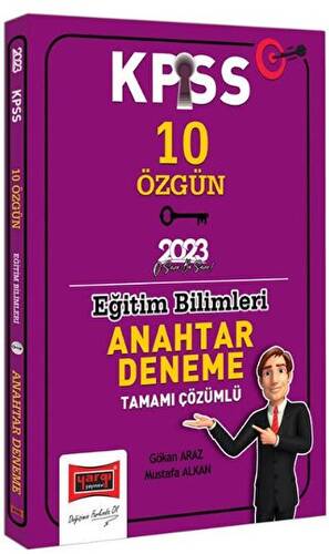 2023 KPSS Eğitim Bilimleri Tamamı Çözümlü Anahtar 10 Özgün Deneme - 1