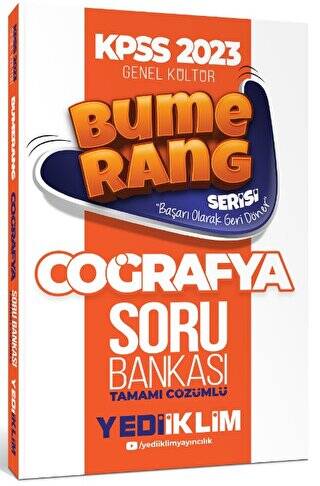 2023 KPSS Genel Kültür Bumerang Coğrafya Tamamı Çözümlü Soru Bankası - 1