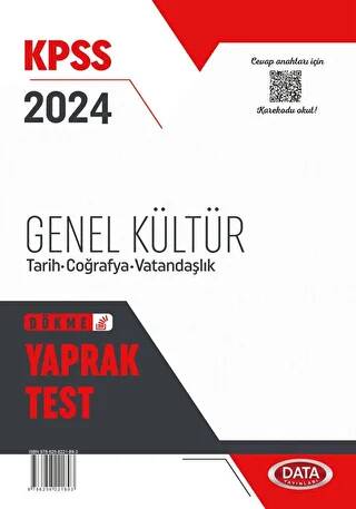 2024 KPSS Genel Kültür Yaprak Test - 1