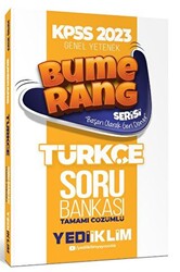 2023 KPSS Genel Yetenek Bumerang Türkçe Tamamı Çözümlü Soru Bankası - 1