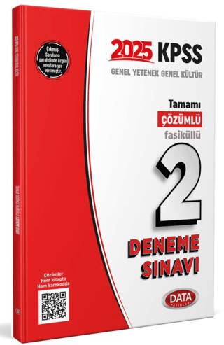 2025 KPSS Genel Yetenek Genel Kültür Tamamı Çözümlü 2 Fasikül Deneme Sınavı - 1