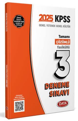 2025 KPSS Genel Yetenek Genel Kültür Tamamı Çözümlü 3 Fasikül Deneme Sınavı - 1