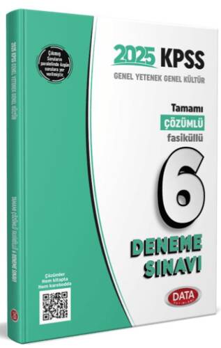 2025 KPSS Genel Yetenek Genel Kültür Tamamı Çözümlü 6 Fasikül Deneme Sınavı - 1