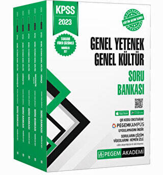 2023 KPSS Genel Yetenek Genel Kültür Tamamı Çözümlü Soru Bankası Seti 5 Kitap - 1