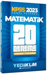 2023 KPSS Genel Yetenek Matematik Tamamı Çözümlü 20 Deneme - 1