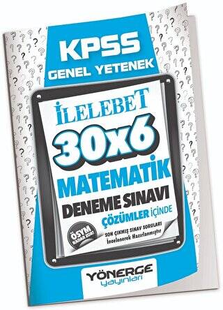 KPSS Matematik İLELEBET 30x6 Deneme Çözümlü - 1