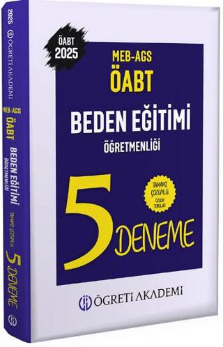 2025 MEB AGS ÖABT Beden Eğitimi Öğretmenliği Tamamı Çözümlü 5 Deneme - 1