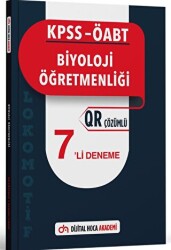 KPSS ÖABT Biyoloji Öğretmenliği Lokomotif Serisi QR Çözümlü 7`li Deneme Akademi - Dijital Hoca