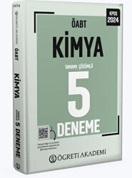 2024 KPSS ÖABT Kimya Tamamı Çözümlü 5 Deneme - 1