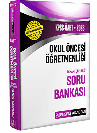 2023 KPSS ÖABT Okul Öncesi Öğretmenliği Soru Bankası - 1