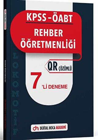 KPSS ÖABT Rehber Öğretmenliği Lokomotif Serisi QR Çözümlü 7`li Deneme Akademi - 1