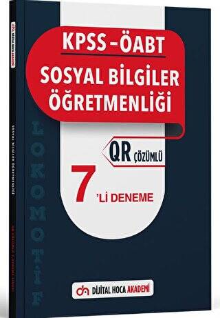 KPSS ÖABT Sosyal Bilgiler Öğretmenliği Lokomotif Serisi QR Çözümlü 7`li Deneme Akademi - 1