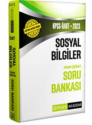 2023 KPSS ÖABT Sosyal Bilgiler Soru Bankası - 1