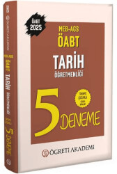 2025 MEB AGS ÖABT Tarih Öğretmenliği Tamamı Çözümlü 5 Deneme - 1