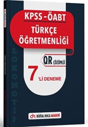 KPSS ÖABT Türkçe Öğretmenliği Lokomotif Serisi QR Çözümlü 7`li Deneme Akademi - 1