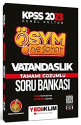 2023 KPSS ÖSYM Ne Sorar Vatandaşlık Tamamı Çözümlü Soru Bankası - 1