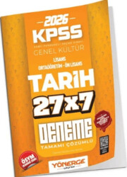 KPSS Tarih İLELEBET 27x6 Deneme Çözümlü - Yönerge Yayınları