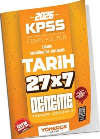 KPSS Tarih İLELEBET 27x6 Deneme Çözümlü - 1