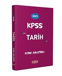 2023 KPSS Tarih Konu Anlatımlı - 1