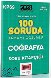 2023 KPSS Tüm Adaylar İçin 100 Soruda Coğrafya Tamamı Çözümlü Soru Kitapçığı Yargı Yayınları - 1