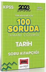 2023 KPSS Tüm Adaylar İçin 100 Soruda Tarih Tamamı Çözümlü Soru Kitapçığı Yargı Yayınları - 1