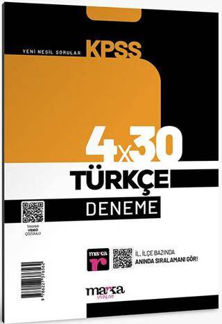 2025 KPSS Türkçe 4x30 Deneme Tamamı Video Çözümlü - 1