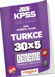 KPSS Türkçe İLELEBET 30x5 Deneme Çözümlü - Yönerge Yayınları