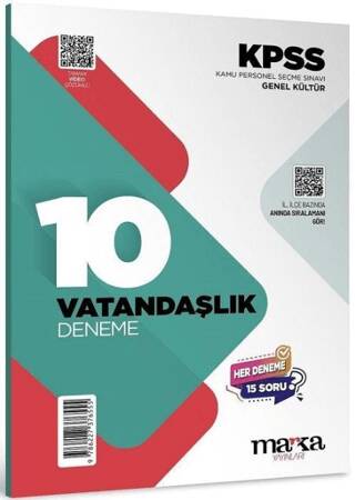 2025 KPSS Vatandaşlık 10x15 Deneme Tamamı Video Çözümlü - 1