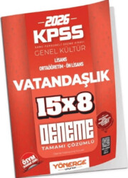 KPSS Vatandaşlık İLELEBET 15x9 Deneme Çözümlü - Yönerge Yayınları