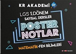 2023 LGS 1. Dönem Sayısal Bölüm Poster Notlar KR Akademi - 1