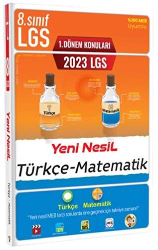 2023 LGS 1. Dönem Yeni Nesil Türkçe Matematik Soru Bankası - 1