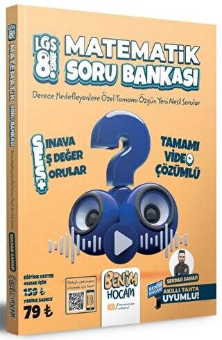 2023 LGS 8. Sınıf Matematik SES Tamamı Video Çözümlü Soru Bankası - 1