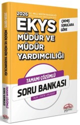 2025 MEB EKYS Müdür ve Müdür Yardımcılığı Çözümlü Soru Bankası - Editör Yayınevi