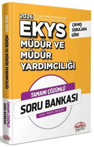 2025 MEB EKYS Müdür ve Müdür Yardımcılığı Çözümlü Soru Bankası - 1