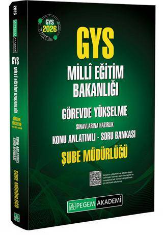 2025 GYS MEB Görevde Yükselme Sınavlarına Hazırlık Konu Anlatımlı Soru Bankası Şube Müdürlüğü Saymanlık - 1