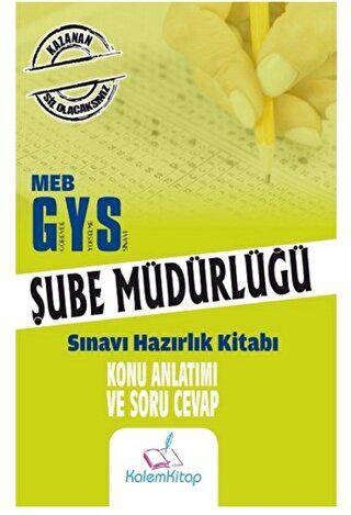 2023 MEB GYS Şube Müdürlüğü Konu Anlatımı ve Soru-Cevap - 1