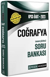 2023 ÖABT Coğrafya Öğretmenliği Soru Bankası Çözümlü Pegem Akademi Yayınları - 1