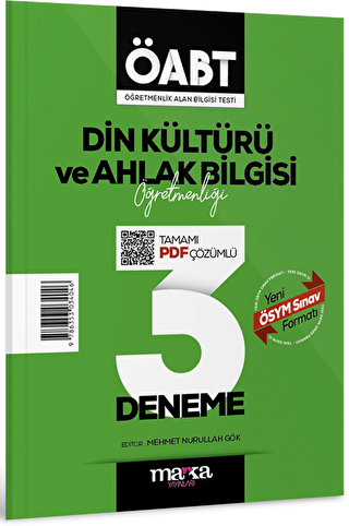 2024 ÖABT Din Kültürü ve Ahlak Bilgisi Öğretmenliği Tamamı Çözümlü 3 Deneme - 1