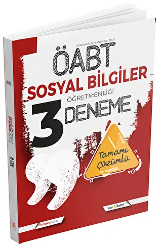 2023 ÖABT Sosyal Bilgiler Öğretmenliği 3 Deneme Çözümlü İndeks Kitap - 1