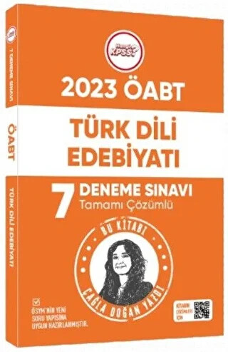 2023 ÖABT Türk Dili ve Edebiyatı Öğretmenliği 7 Deneme Çözümlü - 1
